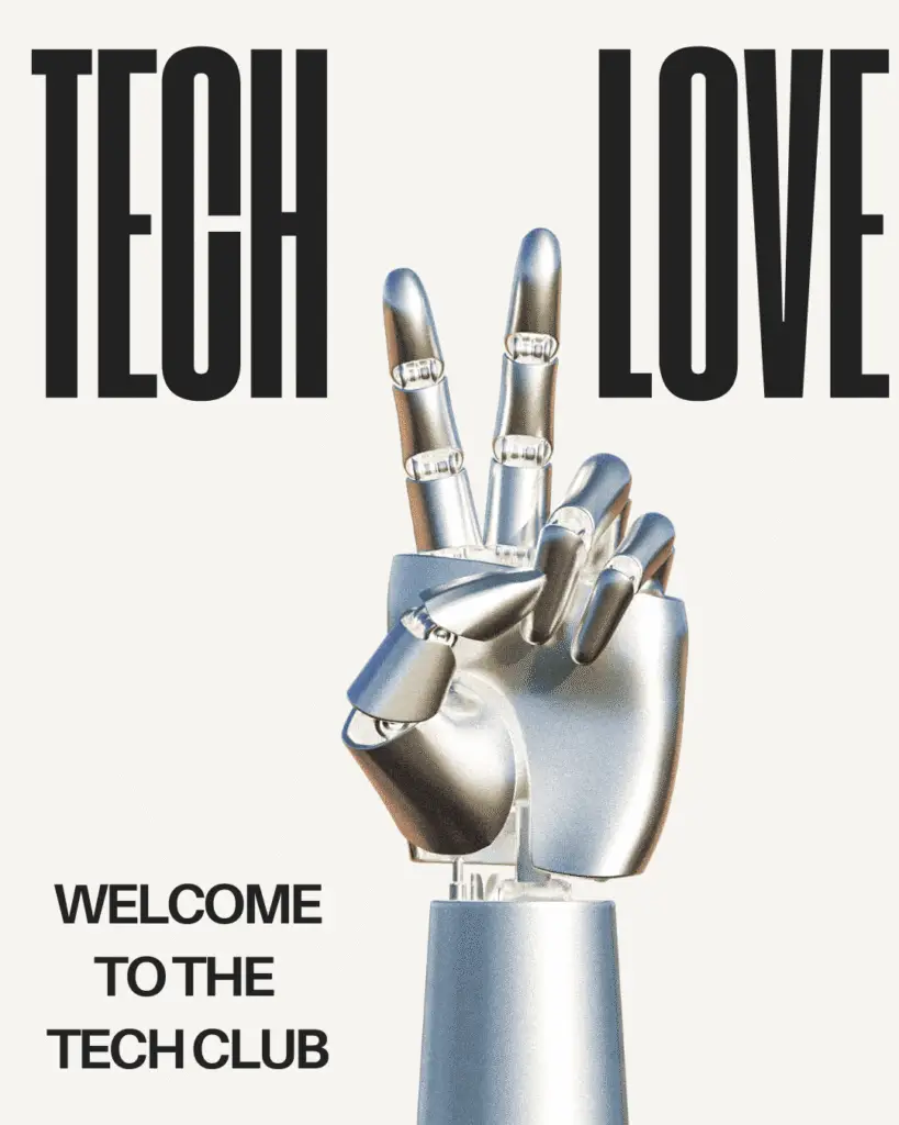 Black and White Minimal Simple Modern Tech Fest Event Instagram Post