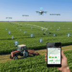 Modern technology in traditional farming with IoT sensors and smart irrigation
